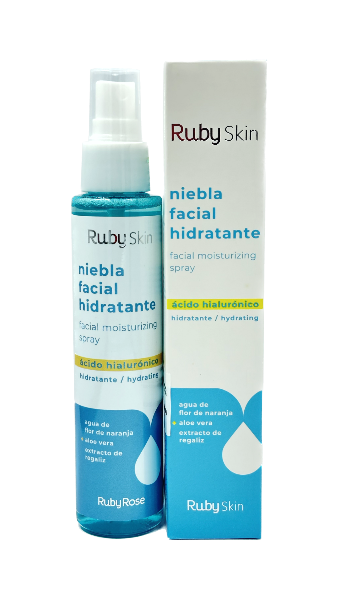 Espuma limpiadora desmaquillante facial con ácido hialurónico Ruby