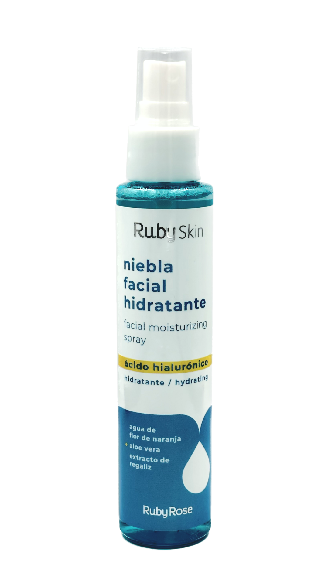 Espuma limpiadora desmaquillante facial con ácido hialurónico Ruby Skin –  Ruby Rose Cosméticos